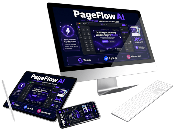 PageFlow AI Multi-Device Mockup